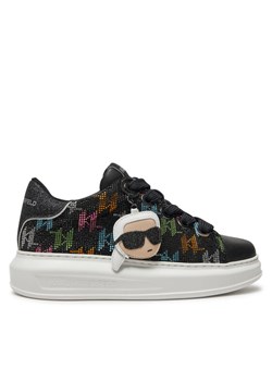 Sneakersy KARL LAGERFELD KL62576M Czarny ze sklepu eobuwie.pl w kategorii Buty sportowe damskie - zdjęcie 182099943