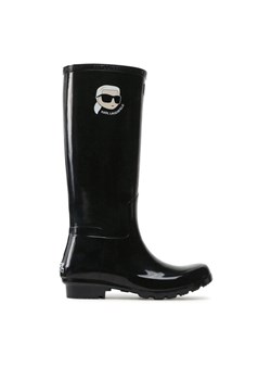 Kalosze KARL LAGERFELD KL47090N Czarny ze sklepu eobuwie.pl w kategorii Kalosze damskie - zdjęcie 182099974