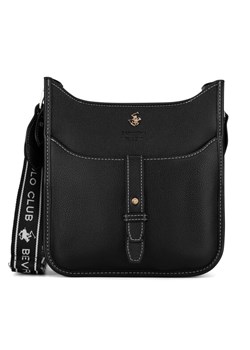 Torebka Beverly Hills Polo Club BHPC-C-016-07 Czarny ze sklepu eobuwie.pl w kategorii Listonoszki - zdjęcie 182100010
