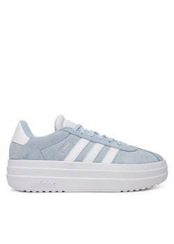 Sneakersy adidas VL Court Bold JI1018 Błękitny ze sklepu eobuwie.pl w kategorii Buty sportowe damskie - zdjęcie 182100120