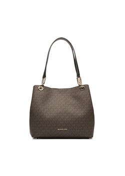 Torebka MICHAEL Michael Kors Kensington 30F3G8KT7B Brązowy ze sklepu eobuwie.pl w kategorii Torby Shopper bag - zdjęcie 182100143