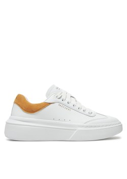 Sneakersy Skechers 185060/WTAN Biały ze sklepu eobuwie.pl w kategorii Buty sportowe damskie - zdjęcie 182100223
