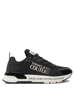 Sneakersy Versace Jeans Couture 77VA3SA9 ZS904 Czarny ze sklepu eobuwie.pl w kategorii Buty sportowe damskie - zdjęcie 182100254