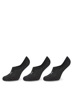Zestaw 3 par stopek unisex Under Armour Breathe Lite 1370075 Czarny ze sklepu eobuwie.pl w kategorii Skarpetki damskie - zdjęcie 182100291