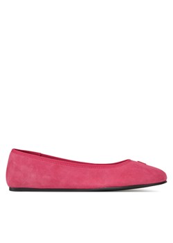 Baleriny Tommy Hilfiger Th Hardware Suede Ballerina FW0FW08655 Różowy - id: 0000305158215 - marki Tommy Hilfiger - 182100351 Baleriny Tommy Hilfiger Th Hardware Suede Ballerina FW0FW08655 Różowy ze sklepu eobuwie.pl w kategorii Balerinki - zdjęcie 182100351