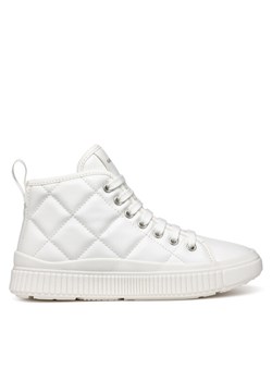 Sneakersy Geox J Laquinny Girl J46M3B 000BC C1000 S Biały ze sklepu eobuwie.pl w kategorii Buty sportowe dziecięce - zdjęcie 182100411