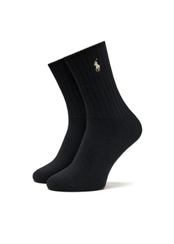 Skarpety wysokie damskie Polo Ralph Lauren 455846847012 Czarny ze sklepu eobuwie.pl w kategorii Skarpetki damskie - zdjęcie 182100554
