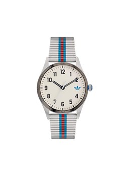 Zegarek adidas Originals Code Four AOSY23531 Srebrny ze sklepu eobuwie.pl w kategorii Zegarki - zdjęcie 182100913