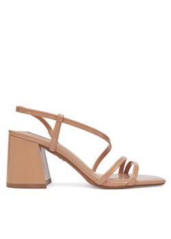 Sandały Nine West WFA2642-1 Beżowy ze sklepu eobuwie.pl w kategorii Sandały damskie - zdjęcie 182101141