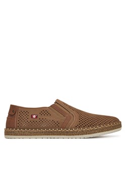 Espadryle Rieker B5297-64 Brązowy ze sklepu eobuwie.pl w kategorii Espadryle męskie - zdjęcie 182101282