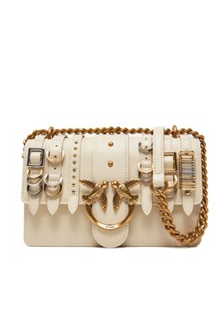 Torebka PINKO Love One Mini Light Cl PE 25 PLTT 103335 A26K Écru ze sklepu eobuwie.pl w kategorii Kopertówki - zdjęcie 182101333