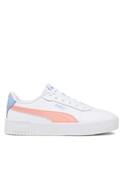 Sneakersy Puma Carina 2.0 Jr 386185 12 Biały ze sklepu eobuwie.pl w kategorii Buty sportowe dziecięce - zdjęcie 182101452