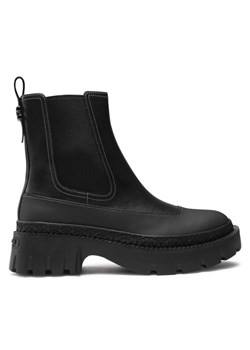 Botki Coach Jayla Leather Bootie CM770 Czarny ze sklepu eobuwie.pl w kategorii Workery damskie - zdjęcie 182101593