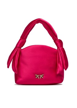 Torebka Pinko Knots Mini Pouch Satin PE 24 PLTT 102770 A1KA Różowy ze sklepu eobuwie.pl w kategorii Listonoszki - zdjęcie 182101741