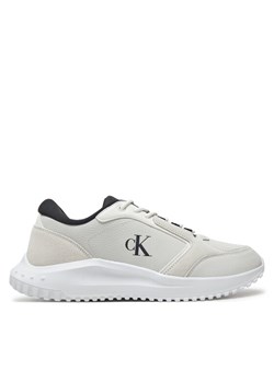 Sneakersy Calvin Klein Jeans Eva Runner Low Mg Wmm YM0YM01145 Biały ze sklepu eobuwie.pl w kategorii Buty sportowe męskie - zdjęcie 182101941