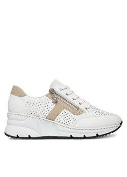 Sneakersy Rieker N6304-80 Biały ze sklepu eobuwie.pl w kategorii Buty sportowe damskie - zdjęcie 182102043