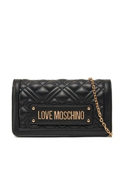 Torebka LOVE MOSCHINO JC5681PP1MLA0000 Czarny ze sklepu eobuwie.pl w kategorii Kopertówki - zdjęcie 182102130