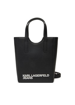 Torebka Karl Lagerfeld Jeans A2W30146 Czarny ze sklepu eobuwie.pl w kategorii Torebki damskie - zdjęcie 182102161