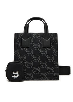 Torebka KARL LAGERFELD A1W30130 Czarny ze sklepu eobuwie.pl w kategorii Torby Shopper bag - zdjęcie 182102201