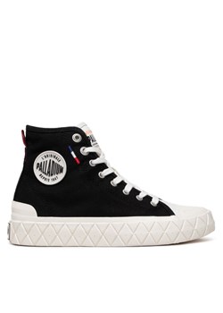 Trampki Palladium Ace Cvs Mid U 77015-030-M Czarny ze sklepu eobuwie.pl w kategorii Trampki damskie - zdjęcie 182102290