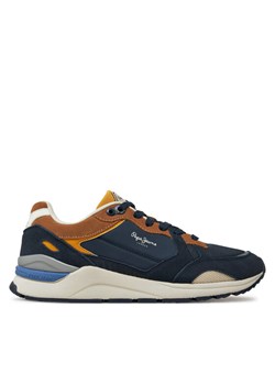 Sneakersy Pepe Jeans X20 Rise PMS60018 Granatowy ze sklepu eobuwie.pl w kategorii Buty sportowe męskie - zdjęcie 182102462