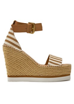 Espadryle See By Chloé SB26152E Brązowy ze sklepu eobuwie.pl w kategorii Sandały damskie - zdjęcie 182102530