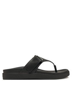 Sandały Calvin Klein Flat Adj Tp Eyelet HW0HW02349 Czarny ze sklepu eobuwie.pl w kategorii Klapki damskie - zdjęcie 182102580