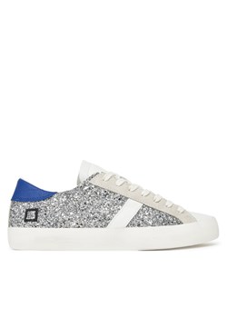 Sneakersy D.A.T.E. Hill Low W421-HL-GL Srebrny ze sklepu eobuwie.pl w kategorii Buty sportowe damskie - zdjęcie 182102672