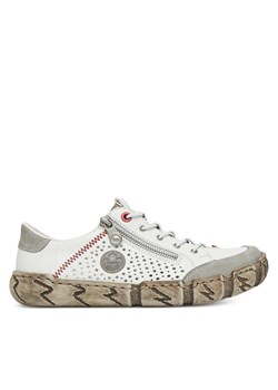 Sneakersy Rieker L0355-80 Biały ze sklepu eobuwie.pl w kategorii Buty sportowe damskie - zdjęcie 182102733