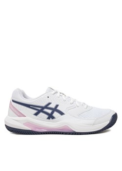 Buty do tenisa Asics Gel-Dedicate 8 Clay 1042A255 Biały ze sklepu eobuwie.pl w kategorii Buty sportowe damskie - zdjęcie 182102794
