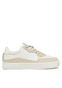 Sneakersy Calvin Klein Jeans Classic Cupsole Mg Wmm YM0YM01153 Biały ze sklepu eobuwie.pl w kategorii Buty sportowe męskie - zdjęcie 182102920