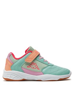 Sneakersy Kappa 260819MFT Zielony ze sklepu eobuwie.pl w kategorii Buty sportowe dziecięce - zdjęcie 182102973