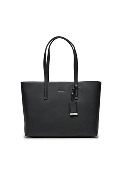 Torebka Calvin Klein Ck Must Shopper Md K60K610736 Czarny ze sklepu eobuwie.pl w kategorii Torby Shopper bag - zdjęcie 182103002