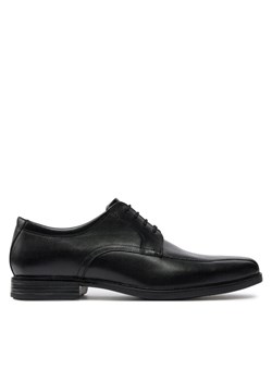 Półbuty Clarks Howard Over 26174925 Czarny ze sklepu eobuwie.pl w kategorii Buty eleganckie męskie - zdjęcie 182103351
