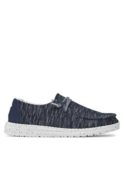 Półbuty Hey Dude Wendy Sox 40078-410 Granatowy ze sklepu eobuwie.pl w kategorii Półbuty damskie - zdjęcie 182103393