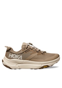 Sneakersy Hoka Transport GTX GORE-TEX 1133958 Zielony ze sklepu eobuwie.pl w kategorii Buty sportowe damskie - zdjęcie 182103482