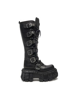 Glany NEW ROCK M-272-S3 Czarny ze sklepu eobuwie.pl w kategorii Workery damskie - zdjęcie 182103492