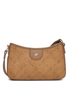 Torebka Beverly Hills Polo Club BHPC-L-001-07 Brązowy ze sklepu eobuwie.pl w kategorii Listonoszki - zdjęcie 182103882