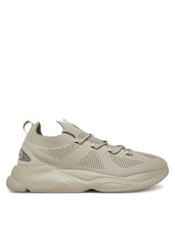 Sneakersy HUGO Leon 50541684 Beżowy ze sklepu eobuwie.pl w kategorii Buty sportowe męskie - zdjęcie 182103982