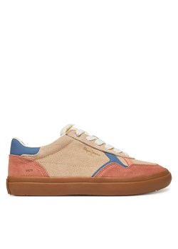 Sneakersy Pepe Jeans Travis City W PLS31592 Beżowy ze sklepu eobuwie.pl w kategorii Trampki damskie - zdjęcie 182104440