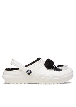 Klapki Crocs Classic Lined Iam Panda Bear Clog T 210395 Biały ze sklepu eobuwie.pl w kategorii Klapki dziecięce - zdjęcie 182104503