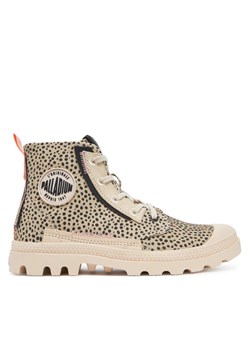 Trapery Palladium Pampa Underlayer 99183-243-M Beżowy ze sklepu eobuwie.pl w kategorii Workery damskie - zdjęcie 182104761