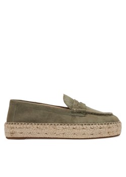 Espadryle LAUREN RALPH LAUREN Luize 802953958008 Khaki ze sklepu eobuwie.pl w kategorii Espadryle damskie - zdjęcie 182105112