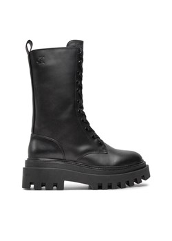 Trapery Calvin Klein YW0YW01544 Czarny ze sklepu eobuwie.pl w kategorii Workery damskie - zdjęcie 182105164