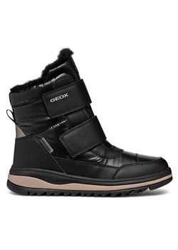 Kozaki Geox J Adelhide Girl B Ab J46EWC 0LVBC C9999 S Czarny ze sklepu eobuwie.pl w kategorii Buty zimowe dziecięce - zdjęcie 182105264