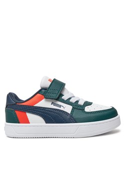Sneakersy Puma Caven 2.0 394462 09 Zielony ze sklepu eobuwie.pl w kategorii Buty sportowe dziecięce - zdjęcie 182105512