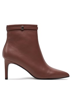 Botki Calvin Klein HW0HW02172 Brązowy ze sklepu eobuwie.pl w kategorii Botki - zdjęcie 182105623