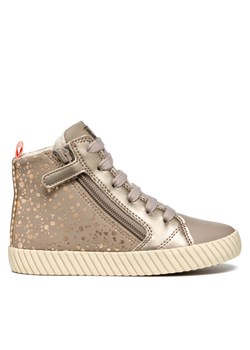 Sneakersy Geox J Mirroless Girl J46MNA 0AUAJ C5005 M Beżowy ze sklepu eobuwie.pl w kategorii Buty sportowe dziecięce - zdjęcie 182105671