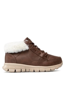 Sneakersy Skechers Warm Seeker 167258/CHOC Brązowy ze sklepu eobuwie.pl w kategorii Botki - zdjęcie 182105974