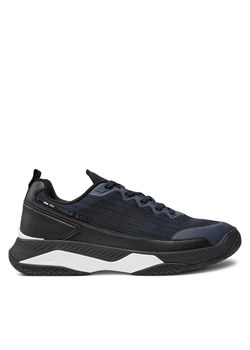 Sneakersy Boss Courtstride Tenn 50523209 Granatowy ze sklepu eobuwie.pl w kategorii Buty sportowe męskie - zdjęcie 182106203